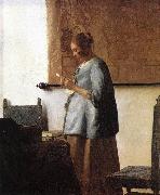 VERMEER VAN DELFT, Jan Woman in Blue Reading a Letter ng Spain oil painting artist